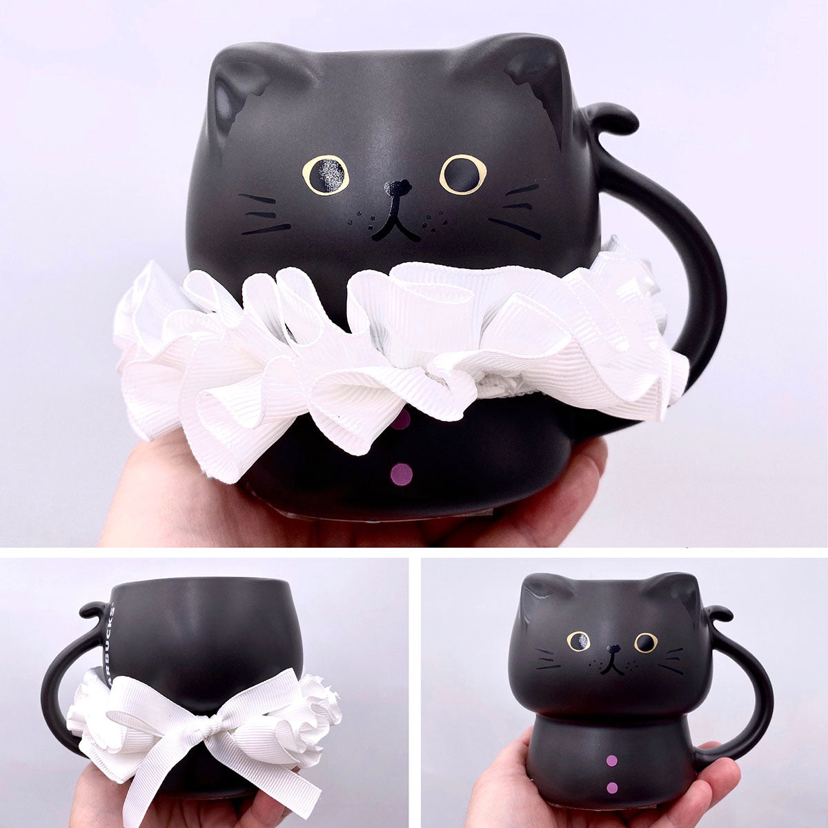 Starbucks Taiwan 2022 Halloween Black Cat Duke mug