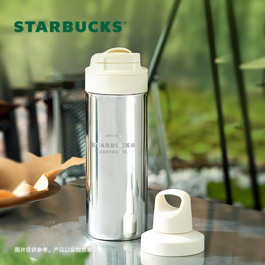 2023 China Starbucks kambukka double lid Mirror series stainless steel cup 500ml