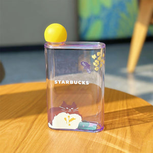 Starbucks tumbler China 2023 Summer blooming Purple Lavender Portable accompanying cup 414ml