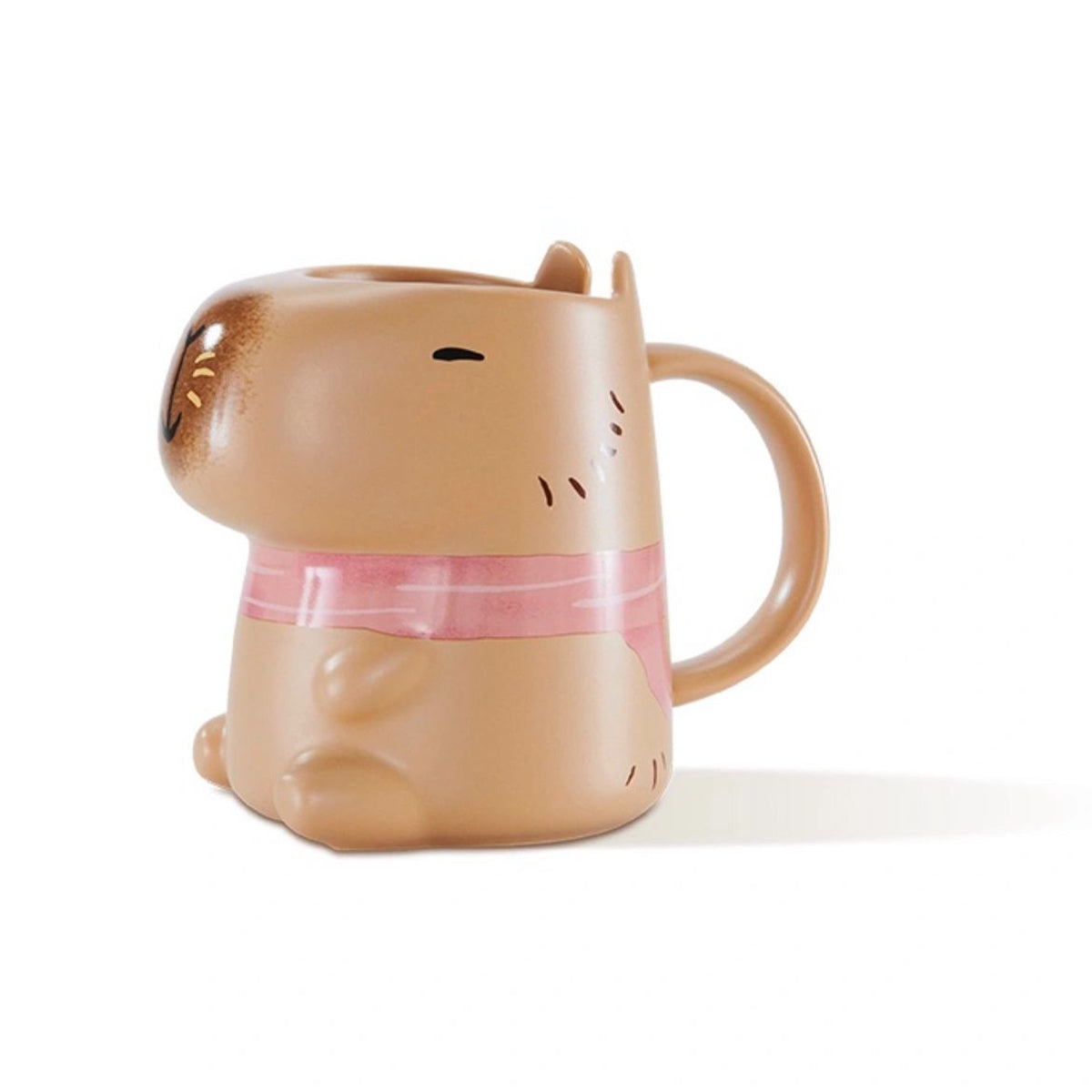 China 2023 Christmas online cute pet series guinea pig capibara Ceramic Mug 355ml