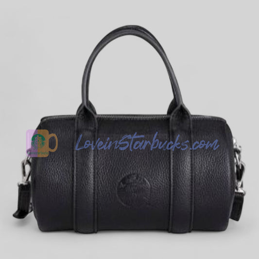 Starbucks Taiwan 2025 Valentine's Day Black leather bag