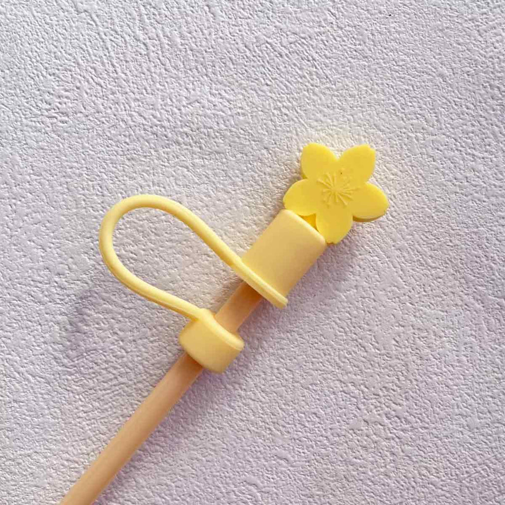 Not Starbucks product, Yellow cherry blossom Topper, ONLY topper  ,DONOT include Straw , DONOT sell alone