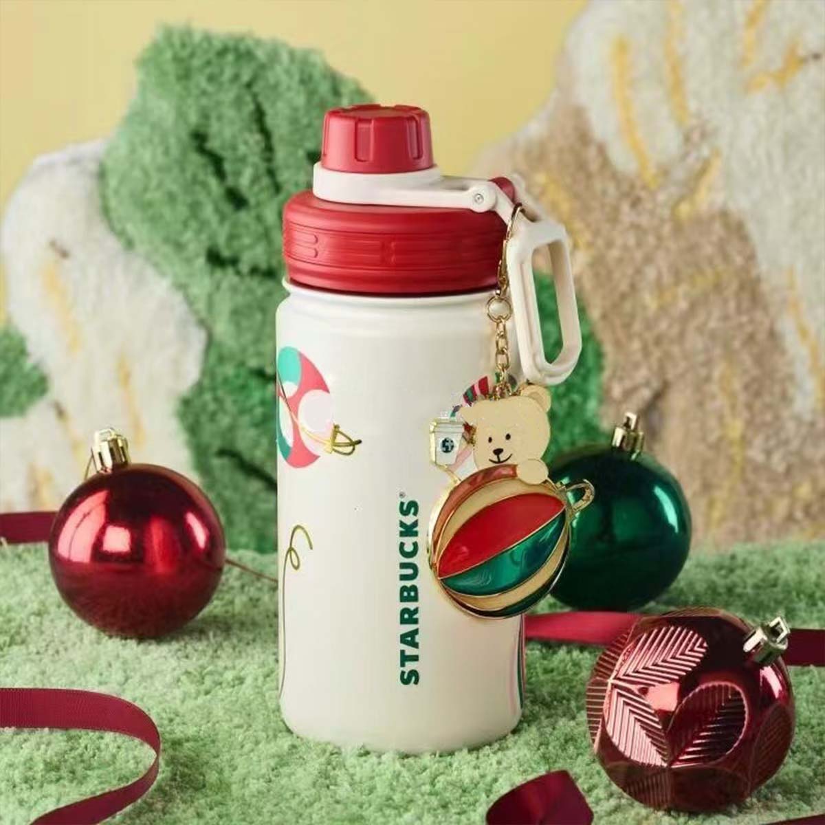 Starbucks China 2024 Christmas cute Winter Color ball stainless steel cup 425ml