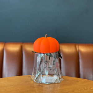 Starbucks China 2023 Halloween Cool Black series Pumpkin shaped glass jar