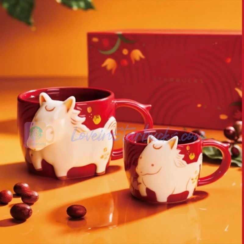 Starbucks China 2026 Year of the Horse series Year of the Horse Mug Set 355ml and 89ml