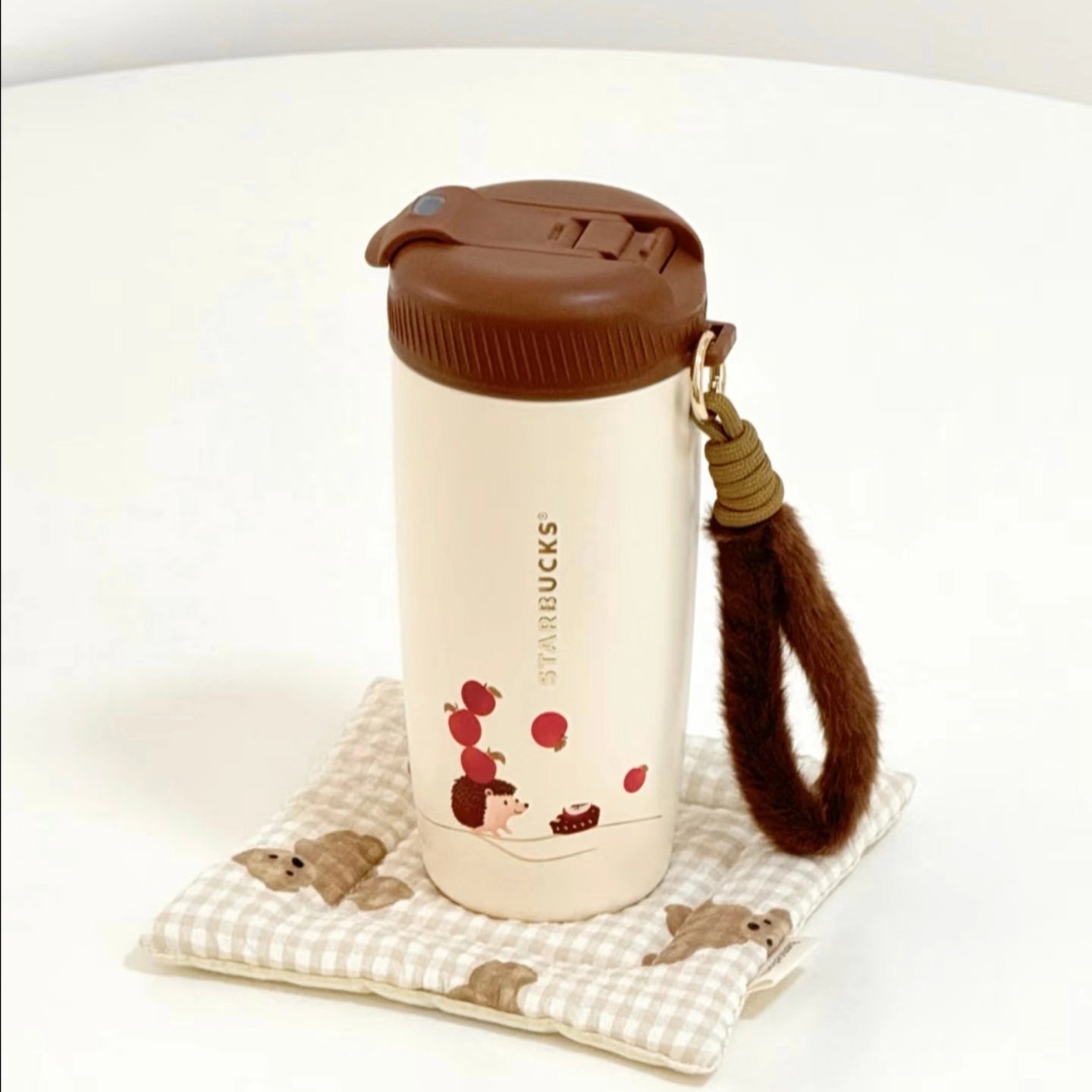 Starbucks China 2025 Sweetheart Party Collection Double Spout Stainless Steel Tumbler 510ml 17.95oz