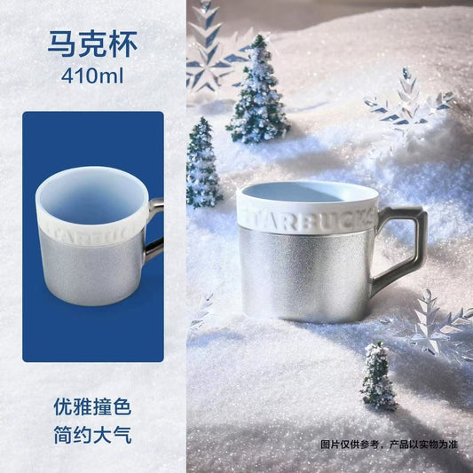 Starbucks China 2025 Snowlit Wonderland online series mug 410ml