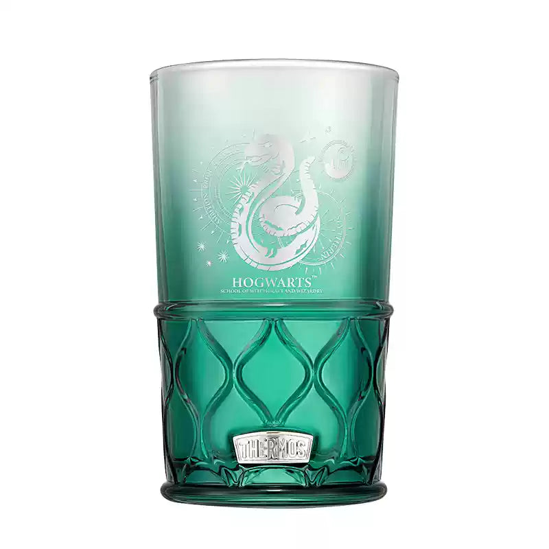 Thermos and Harry Potter collaboration 2024 Summer Slytherin House green glass 430ml