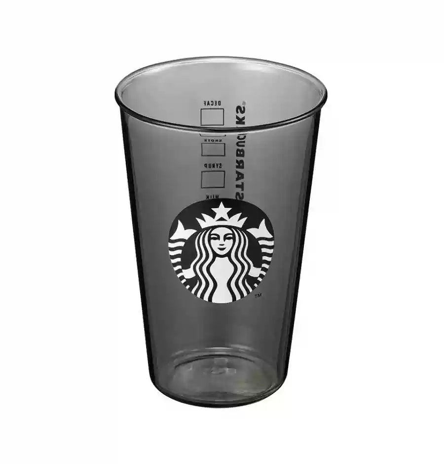 Starbucks Korea 2024 black grey series glass 500ml