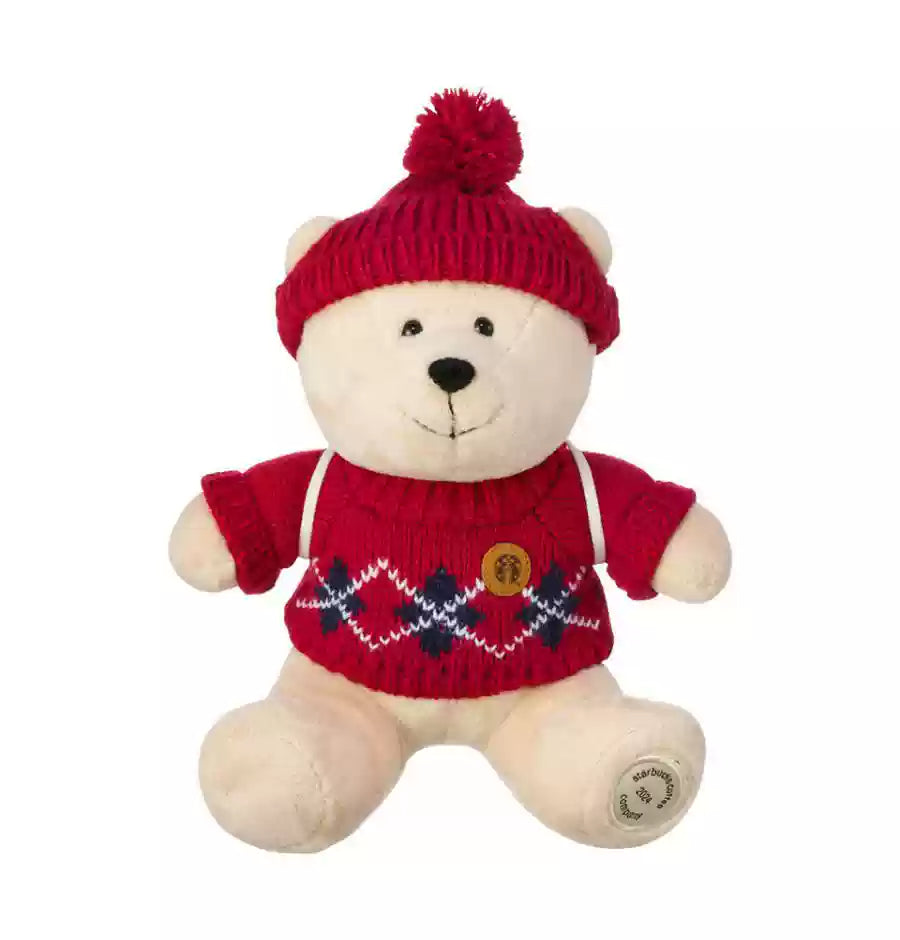 Starbucks Korea 2024 Christmas Season1 bear doll