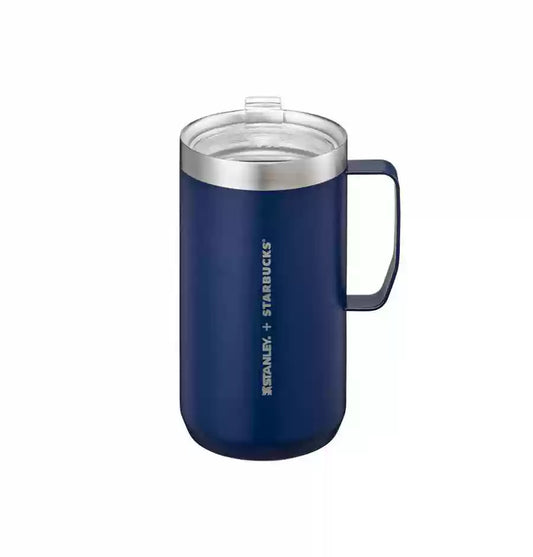 Starbucks Korea 2024 Christmas Season1 blue handle Stainless steel cup 710ml