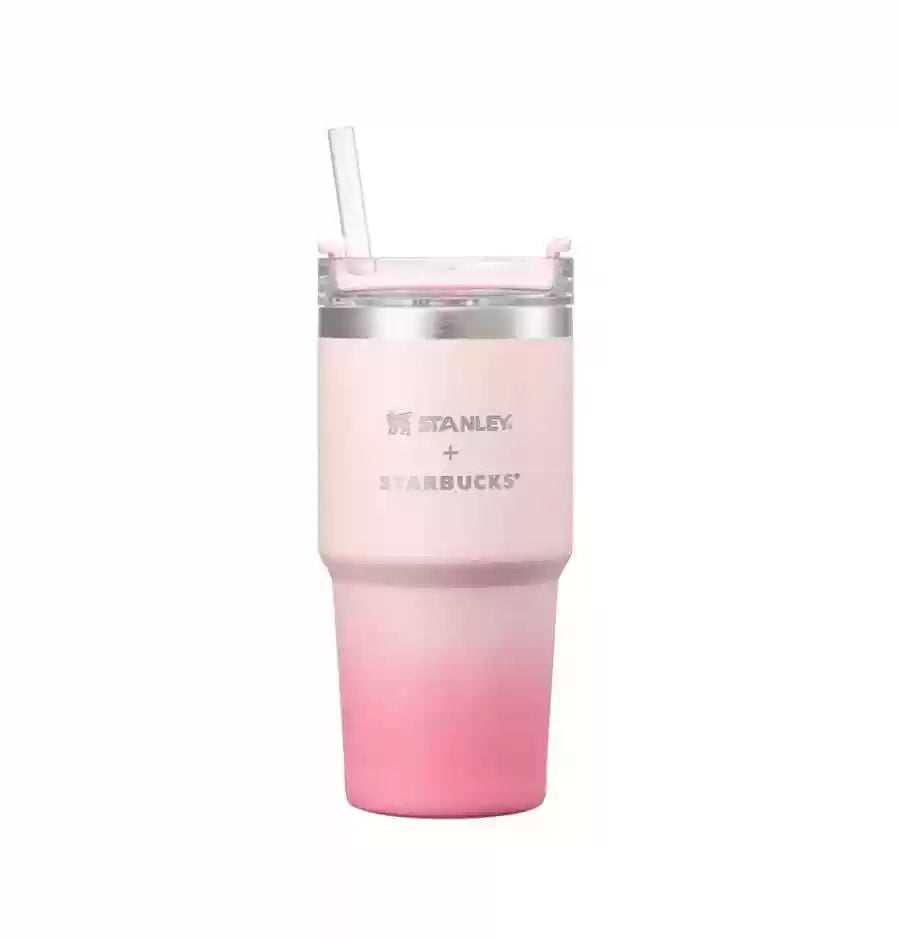 Starbucks Korea 2024 Christmas Season1 Stanley pink Stainless steel straw cup 591ml