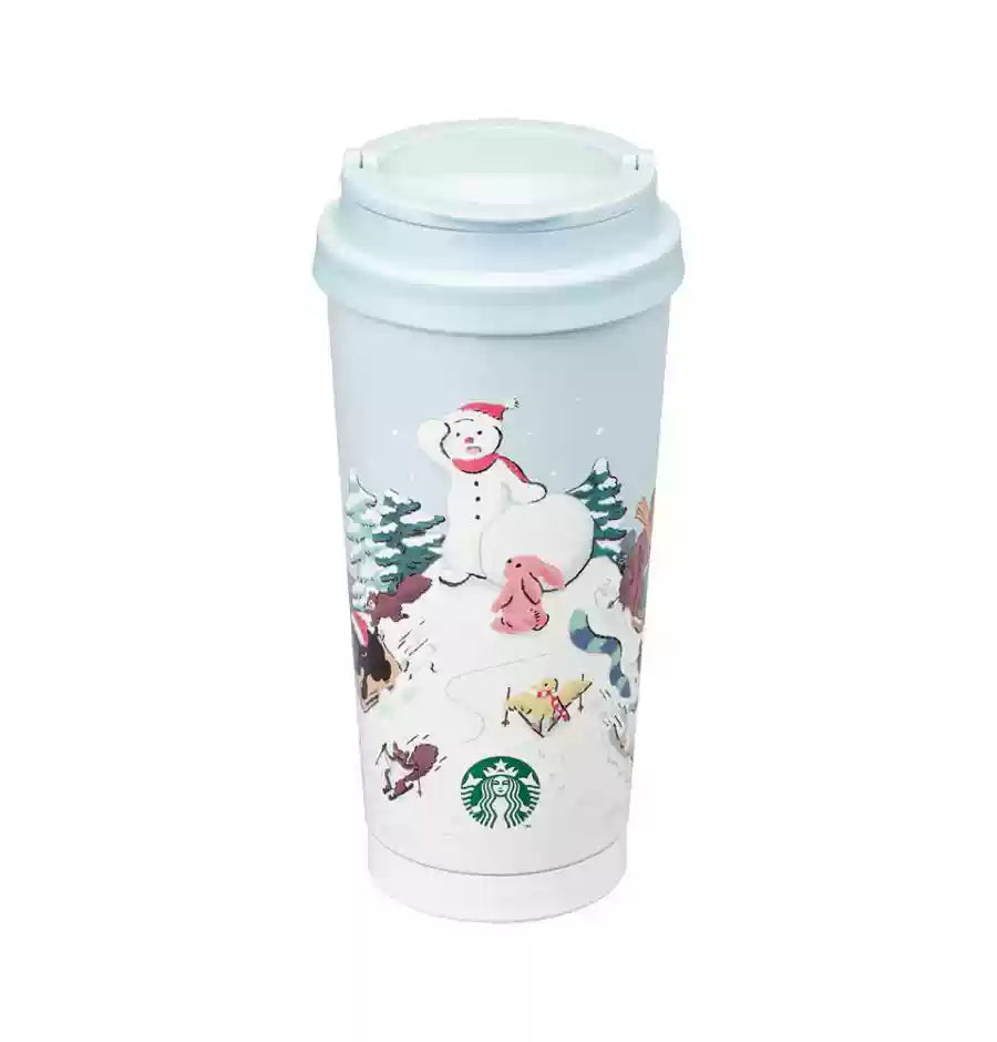 Starbucks Korea 2024 Christmas Season1 Stainless steel cup 473ml