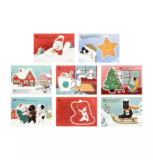 Starbucks Korea 2024 Christmas Season1 Theme Cards