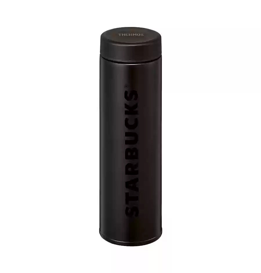 Starbucks Korea 2024 black grey series Black stainless steel thermos cup 480ml