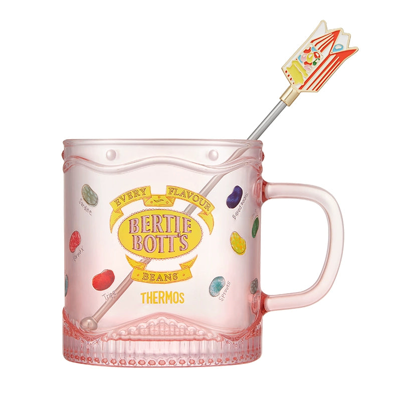 Thermos and Harry Potter collaboration 2024 Summer pink handle glass 490ml