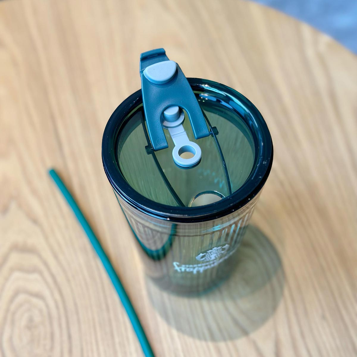 Starbucks China Enjoy Frappuccino Glass Straw Cup