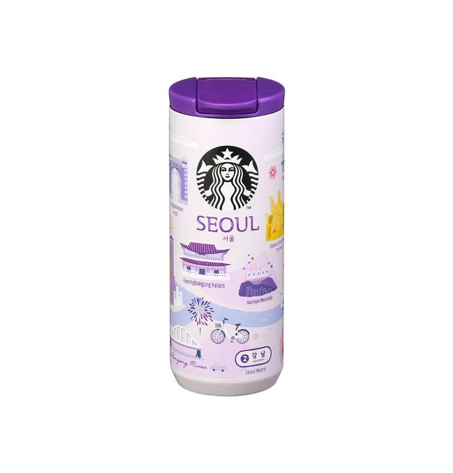 Starbucks Korea 2024 city Seoul Stainless steel cup 355ml