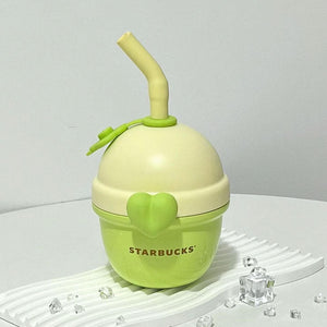Starbucks China 2024 Succulent series stainless steel straw cup 370ml