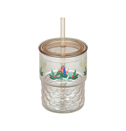 Starbucks Korea 2024 anniversary fall glass straw cup 355ml