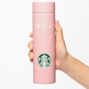Starbucks Japan 2024 Valentine's Day pink stainless steel cup 350ml