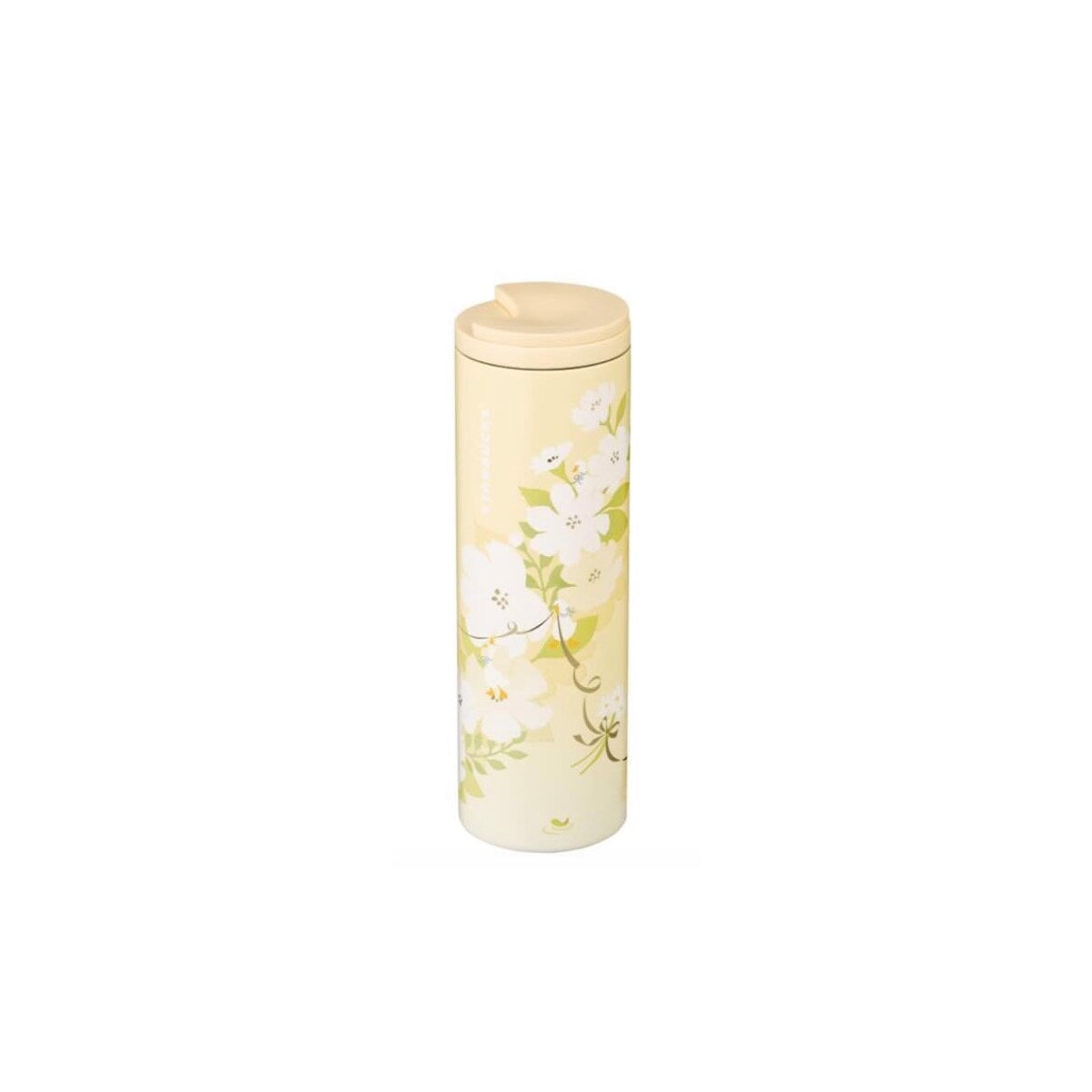 Starbucks Korea 2024 spring series Yellow Spring Flower Troy Stainless Steel Cup 473ml