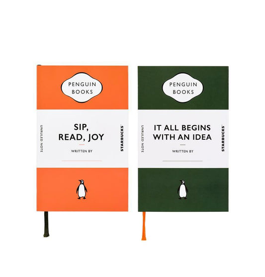 Starbucks Korea X penguin random house 2024 Collaboration note set