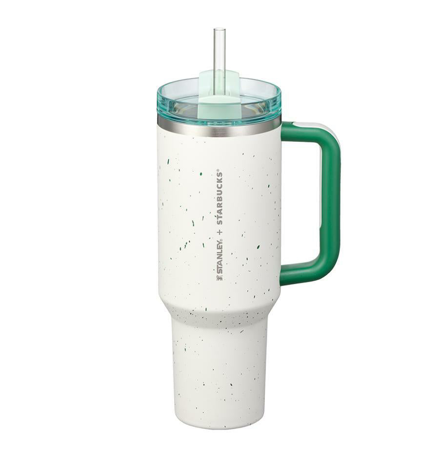 Starbucks Korea 25th Anniversary Stanley white Stainless steel cup 40oz