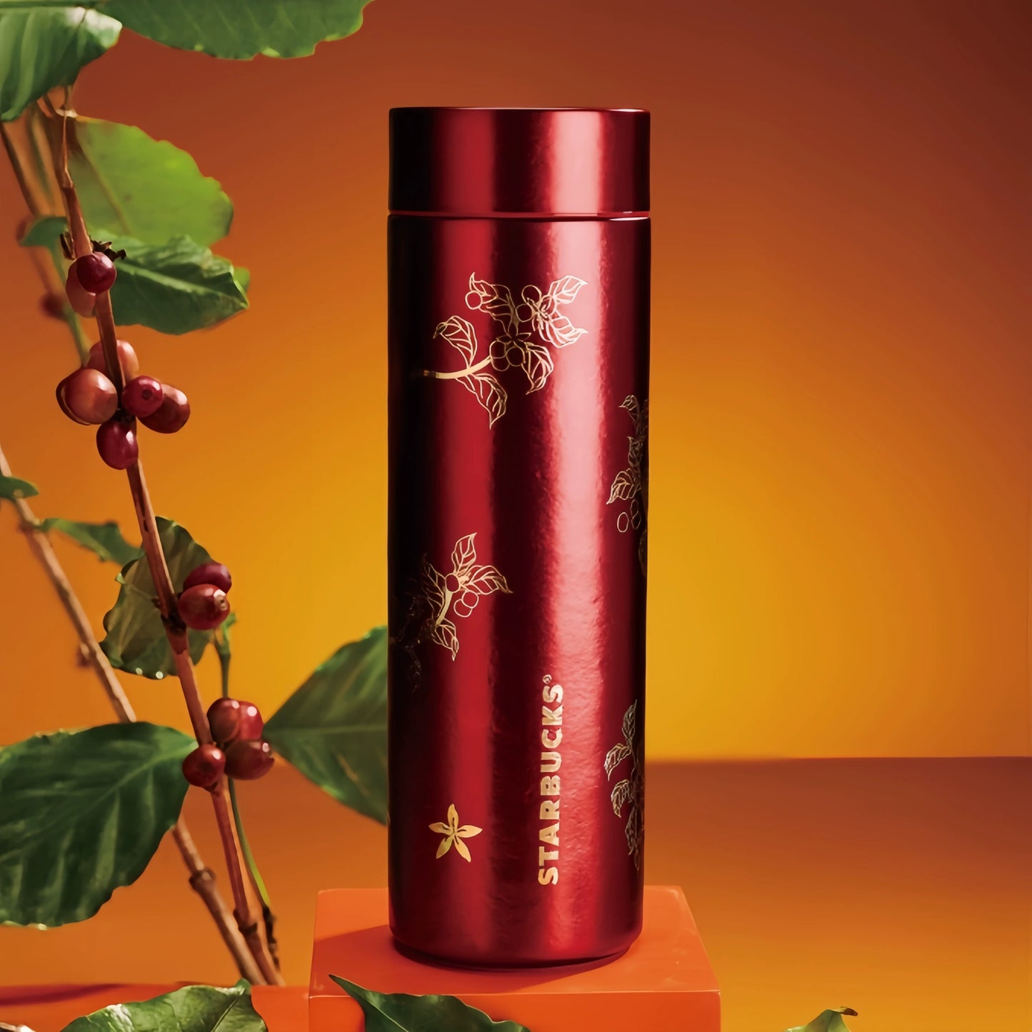 Starbucks China 2026 Year of the Horse series Coffee Flower Style Titanium Cup 500ml 17.6oz