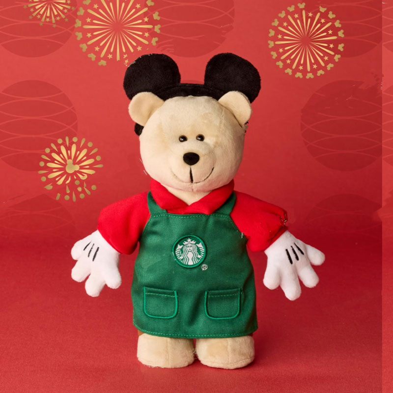 Starbucks China  and Disney co-branded Mickey Mouse Celebration Series Mickey bearista doll