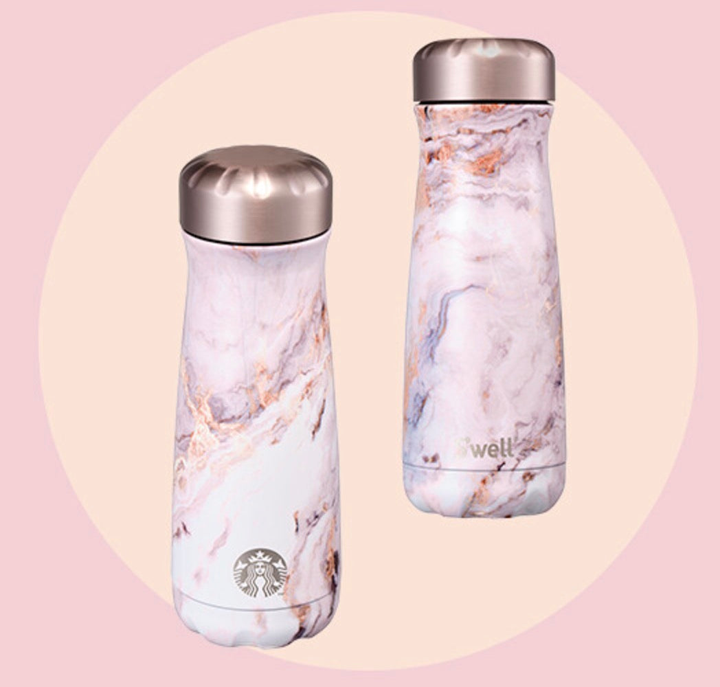 Starbucks Korea 2024 Swell Pink Marvel series one Stainless steel baseball cup 591ml