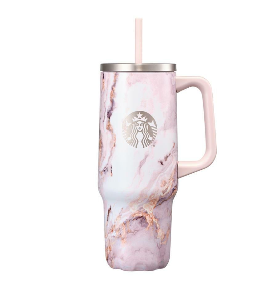 Starbucks Korea 2024 Swell Pink Marvel series handle Stainless steel cup 880ml