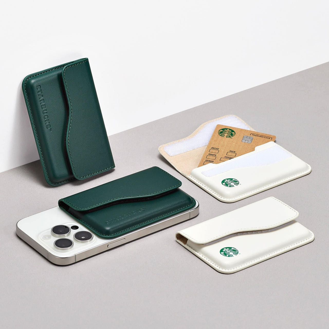 Starbucks Korea 25th Anniversary Magnetic phone wallet without gift card