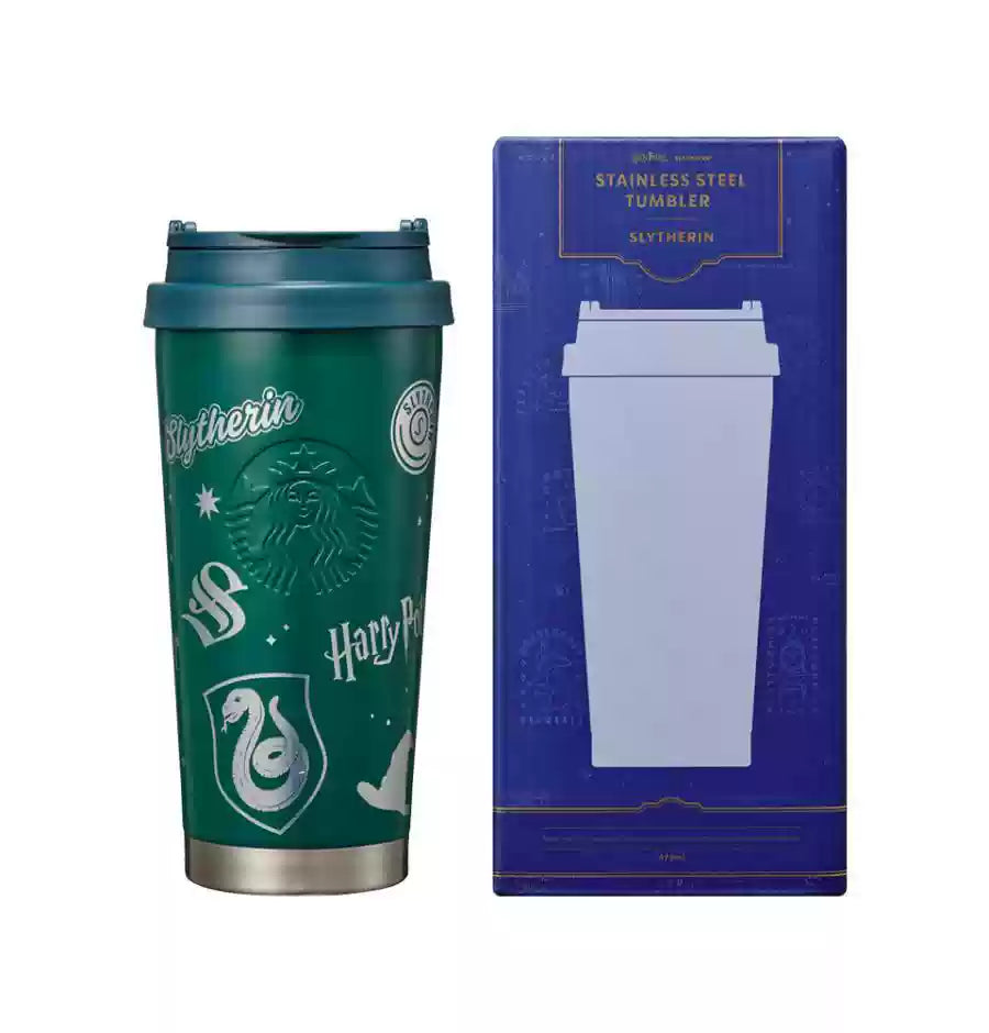 Starbucks Korea and harry potter House co-branded Slytherin stainless steel cup 473ml