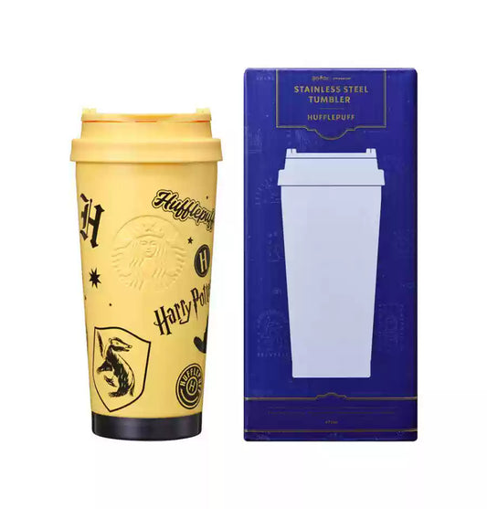 Starbucks Korea and harry potter House co-branded hufflepuff stainless steel cup 473ml