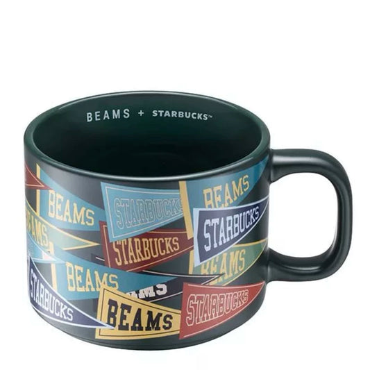 Starbucks 2025 x BEAMS Collaboration Series 355ml Pennant Mug