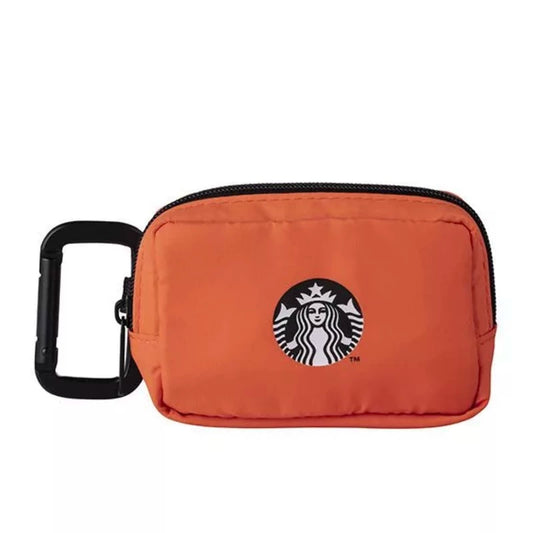Starbucks 2025 x BEAMS Collaboration Series Good Luck Orange Hanging Buckle Pack
