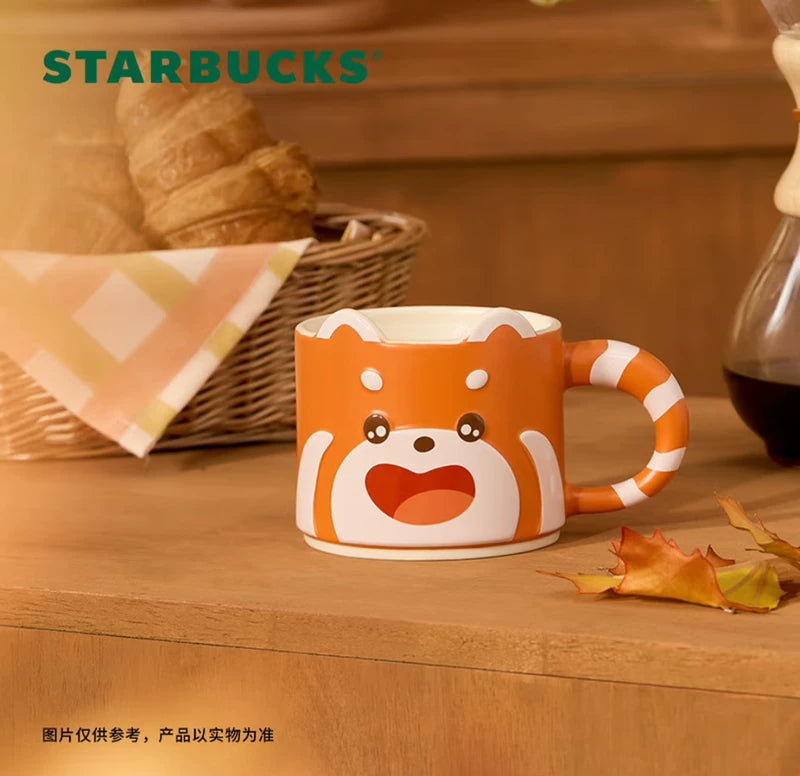 Starbucks China 2025 Bear Dessert House Series Panda Style Mug 365ml 12.85oz