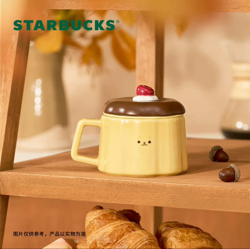 Starbucks China 2025 Bear Dessert House Series Pudding Mug 296ml 10.42oz