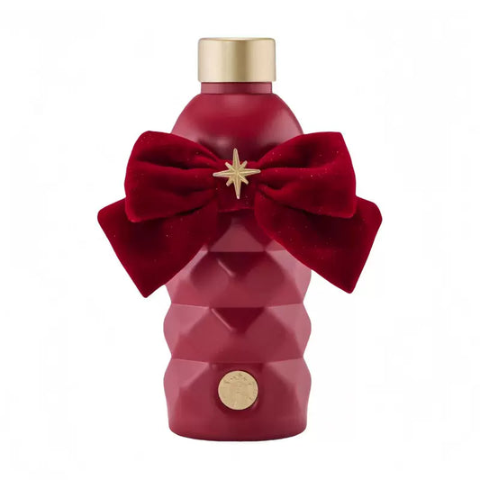 Starbucks China 2025 Christmas Warmth Series Diamond Pattern Stainless Steel Cup with Bow 400ml