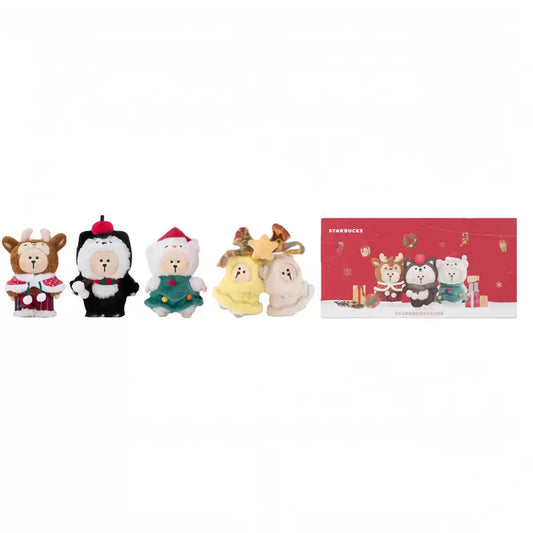 Starbucks China 2025 Christmas Warmth Series Silicone Bear Manager Pendant Blind Box-random one