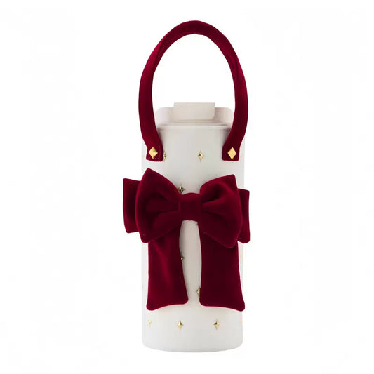 Starbucks China 2025 Christmas Warmth Series Stainless Steel Tumbler with Bow Sleeve 910ml