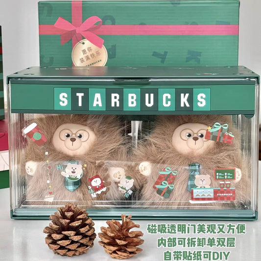 Starbucks China 2025 Christmas market series figure storage display box without doll