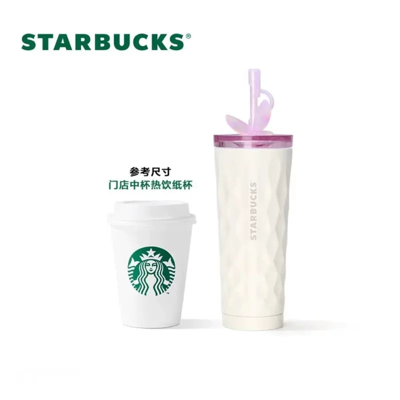 Starbucks China 2025 Dreamy Tales series Stainless Steel Straw Cup 420ml 14.78oz