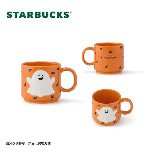 Starbucks China 2025 Halloween Dark Night Series Collection Ghost Mug 355ml 12.49oz