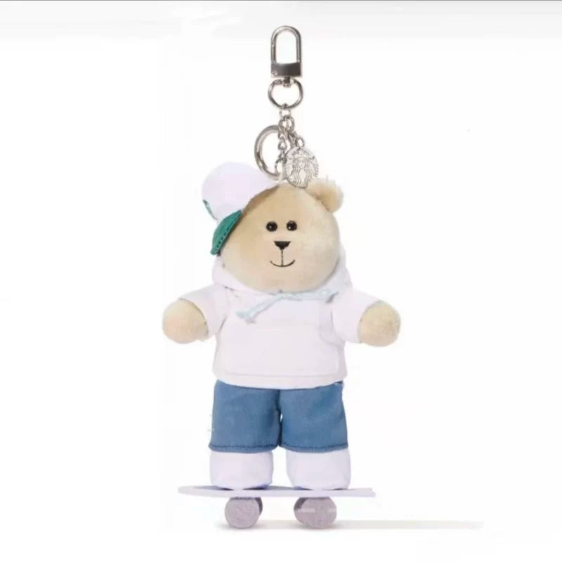 Starbucks China 2025 Small fresh series Bearista Skateboard Model