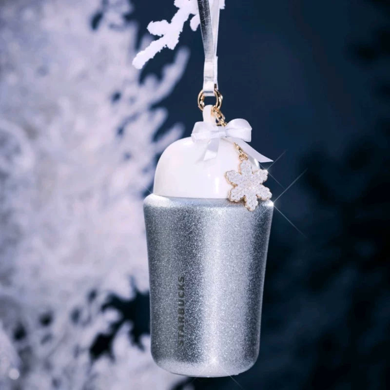 Starbucks China 2025 Snowlit Wonderland series Bell-shaped stainless steel cup 290ml 10.21oz