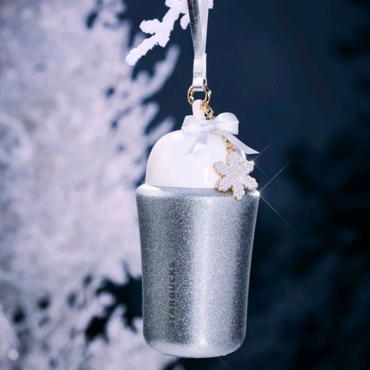 Starbucks China 2025 Snowlit Wonderland series Bell-shaped stainless steel cup 290ml 10.21oz