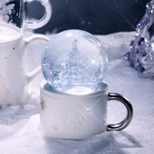 Starbucks China 2025 Snowlit Wonderland series Crystal Ball Mug 180ml 6.34oz