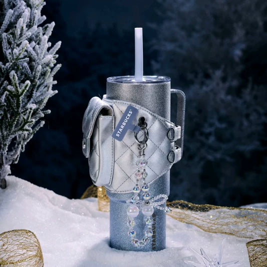 Starbucks China 2025 Snowlit Wonderland series Stainless Steel Straw Cup 946ml 33.29oz